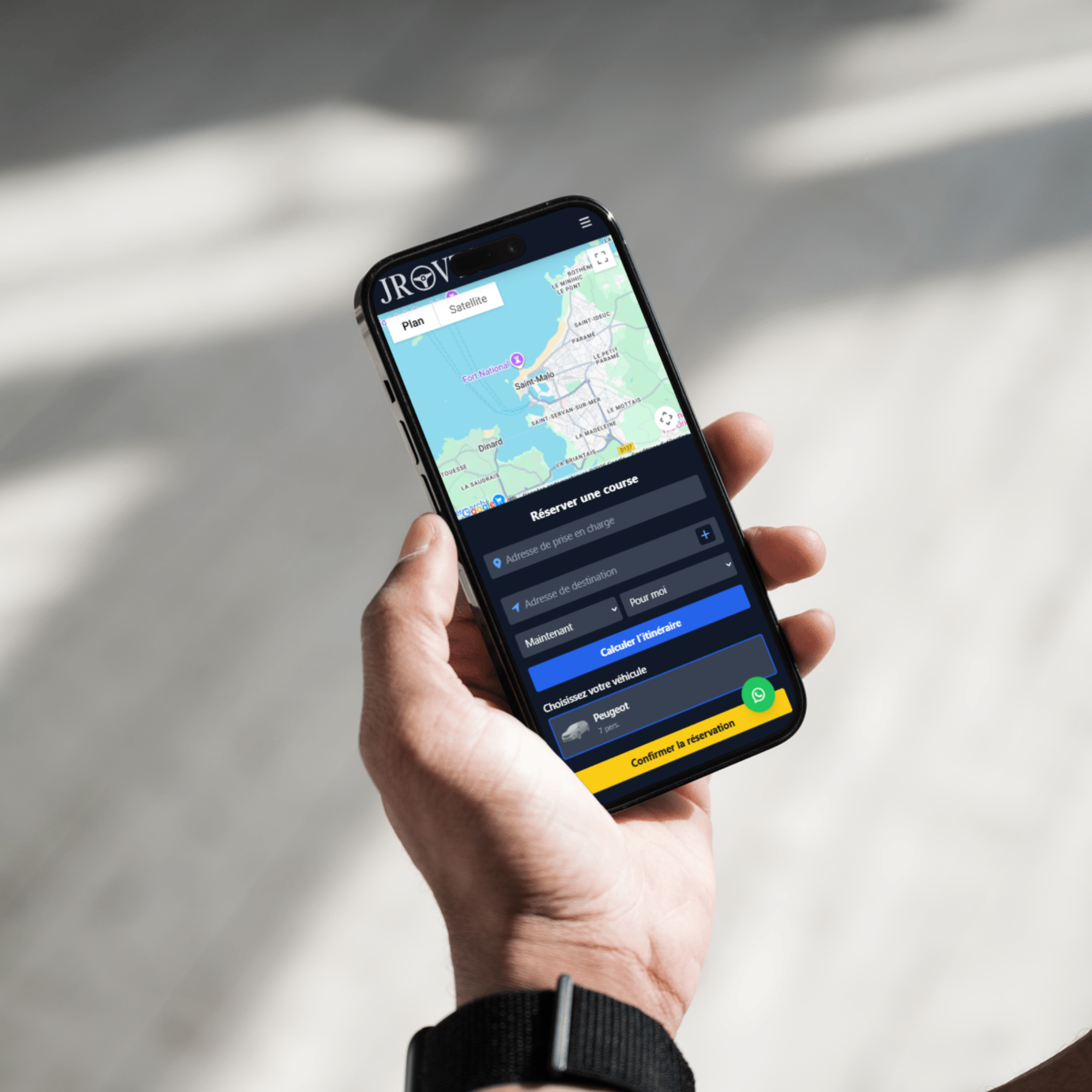 Site de reservation chauffeur privé